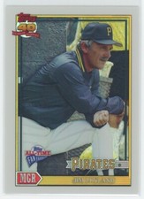 2005 Topps All-Time Fan Favorites Jim Leyland - #16 Refractor #/299 Pirates, HOF