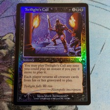 Mtg Foil Twilight Call English Old Frame