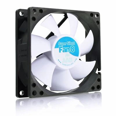 AABCOOLING SUPER SILENT FAN 8 - LEISE und Effizient 80mm GEHÄUSE LÜFTER 13,9 dB - Bild 1 von 4