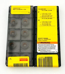 SANDVIK CoroMill® 200 insert for milling RCKT 12 04 M0-PH 4220 Sweden NEW 10 pcs - Picture 1 of 4