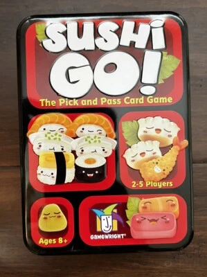 Gamewright Sushi Go Pick & Pass Card Game Homeschool Learning Ages 8+ - Image 1 of 3