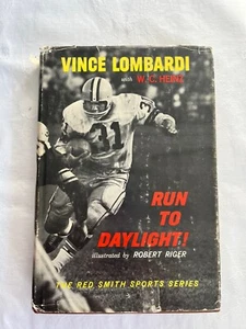 Vince Lombardi Run To Daylight Hardcover Book, w/ W.C. Heinz 12th printing 1971  - Picture 1 of 9