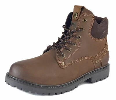 Wrangler Yuma Lace Up Mens Boots  Chestnut Brown - Image 1 of 4