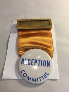  Freemason Reception Committee Ribbon Vintage - Picture 1 of 11