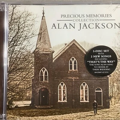 Precious Memories Collection Alan Jackson CD 2 Disc Set Church Hymn Gospel  Foto 1 de 4