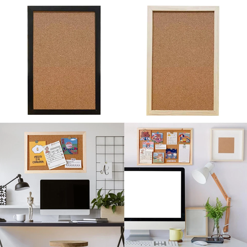 Cork tile mini wall bulletin board message / notification / memo / photo pin - Image 1 of 1