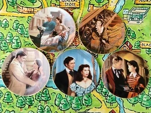 GONE WITH THE WIND 5 Plates "Critic's Choice" 1991-1993 - EXCELLENT CONDITION!! - Picture 1 of 21