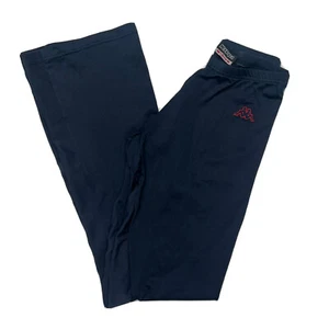 Kappa Women’s Vintage Flare Leg Pull On Leggings Navy Blue Size Medium - Picture 1 of 9