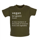 Funny Definition Vegan Baby T-Shirt / Babygrow Plant Based Vegetables Veganuary