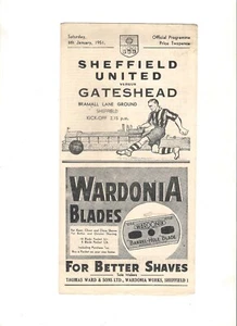 Sheffield United 1950/1 v Gateshead (FAC) - Imagen 1 de 1