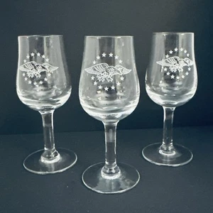 Pan Am VTG RARE 1950’s- Early 1960’s Presidential Seal Cordial Glasses Set Of 3 - Picture 1 of 8
