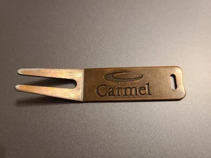 Vintage Carmel Golf Divot Tool, Metall, tolle Form - Bild 1 von 3