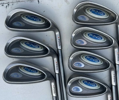 Juego de Plancha Ping G5L Punto Naranja 6-Pw, Uw, Sw Suave Regular Flex Ping TFC 100 RH Foto 1 de 4