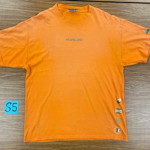 Camiseta de Skate Hurley XL De Colección Para Hombre Años 90 00 Y2K Naranja EE. UU. Rara  - Imagen 1 de 8