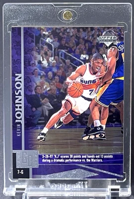 Kevin Johnson 1997-98 Upper Deck Juego Fechado Momentos Memorables Lámina SSP #97 Suns Foto 1 de 2