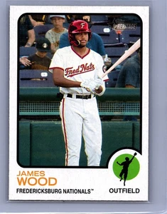 2022 Topps Heritage Minor League Edition - James Wood #170 (RC) - Picture 1 of 2
