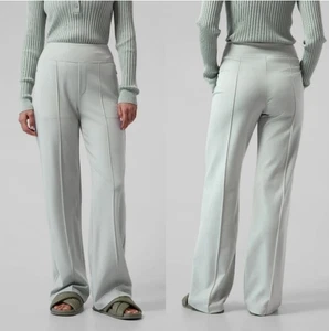 Athleta NEW Eastbound Wide Leg Pull On Relaxed Pant Mint Green Women's size 8 - Picture 1 of 7