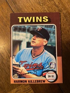 1975 topps baseball. Harmon Killebrew Card #640 EX - Picture 1 of 3