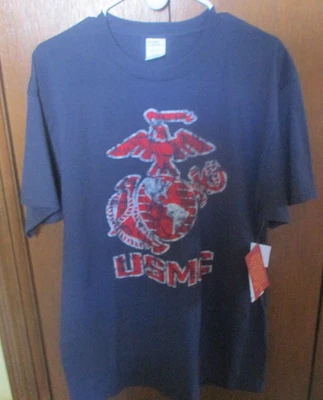 Camiseta Design 7.62 para Patriots and Men of Arms - USMC - Azul L Port & Co. - Imagem 1 de 4