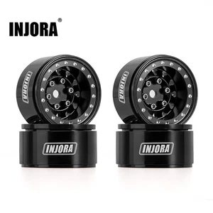 INJORA CNC 1.0 Beadlock Wheel Rims -2.85mm Offset for Enduro24 SCX24 TRX4M FCX24 - Picture 1 of 8