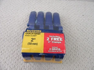 **NUEVO** 4 ABRAZADERAS MANUALES IRWIN AGARRE RÁPIDO 2" ~ ENVÍO RÁPIDO - Imagen 1 de 5