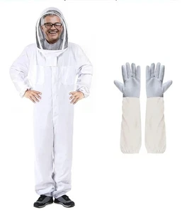 Traje de abeja profesional para hombre/mujer TALLA GRANDE traje de apicultura con guantes nuevo en caja - Imagen 1 de 3