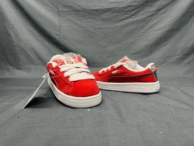 Puma Toddler's Suede XL Holiday Glitz INF Lace Up Red Size 9 NEW NO BOX! - Image 1 of 4