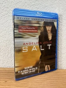 Salt (Blu-Ray, 2010) Deluxe Unrated Edition Angelina Jolie Region Free SEALED! - Picture 1 of 22