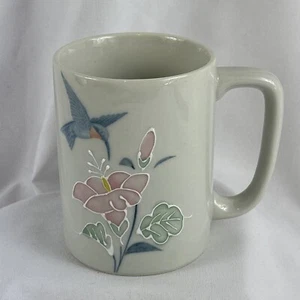 Hummingbird on Flower Coffee Cup Mug Otagiri Japen Pastels - Picture 1 of 6