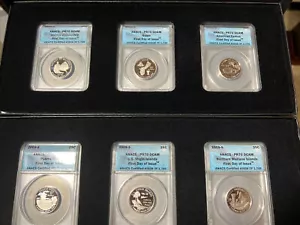 2009S ANACS 6 Coin Limited Edition Set DC & Territories PR70 In Gift Box X145 - Picture 1 of 5