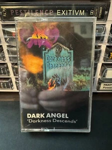 Dark Angel Darkness Descends Thrash Metal Cassette Factory Sealed 1986 Combat - Picture 1 of 4