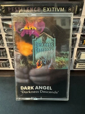 Dark Angel Darkness Descends Thrash Metal Cassette Factory Sealed 1986 Combat - Image 1 of 4