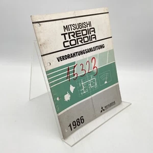 Mitsubishi/Tredia Cordia 1986 / Instrucciones de Cableado/Werkstattanleitung - Imagen 1 de 7