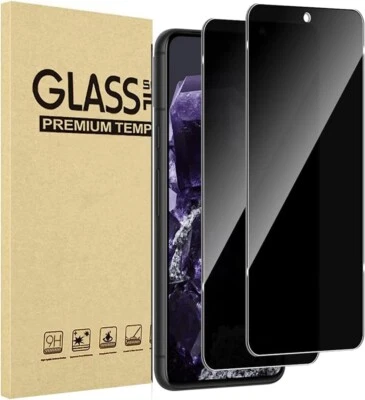 Privacy Tempered Glass Screen Protector For Pixel 9 iPhone 16 Pro Max Samsung - Image 1 of 4