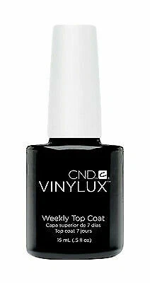 CND Vinyl Weekly Polish - LONG WEAR TOP COAT - 0.5 mL / 15 mL NEW BRUSH  - Image 1 of 1