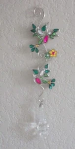 M4 Enchanting Garden hummingbird pendant ornament Crystal Expressions suncatcher - Picture 1 of 13