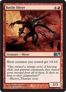 *MRM* ENGLISH 4x Slivoïde de combat (Battle Sliver) MTG Magic M10+ - Picture 1 of 1