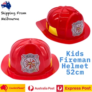 Fireman Helmet Fire Fighter/Cheif Hat Kid's Dress Up kit Halloween Dress Up - Picture 1 of 5