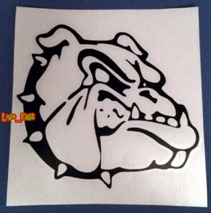 ENGLISCHE BULLDOGGE AUFKLEBER VINYL AUTOAUFKLEBER FENSTERAUFKLEBER (RECHTS) - Bild 1 von 2