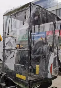 Mini Excavator Car Cover Warm Awning Thickened Pvc Windproof FitFor Bobcat 17 20 - Picture 1 of 3
