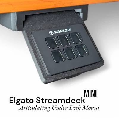 Elgato Stream Deck MINI 6 Key Sliding Under Desk Mount - Image 1 of 4