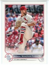2022 Topps Series 1 #34 Adam Wainwright (Cardinals)