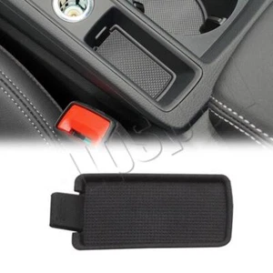1PC Black Center Console Panel Trim Cup Insert Rubber For Audi Q3 2019-2024 - Picture 1 of 7