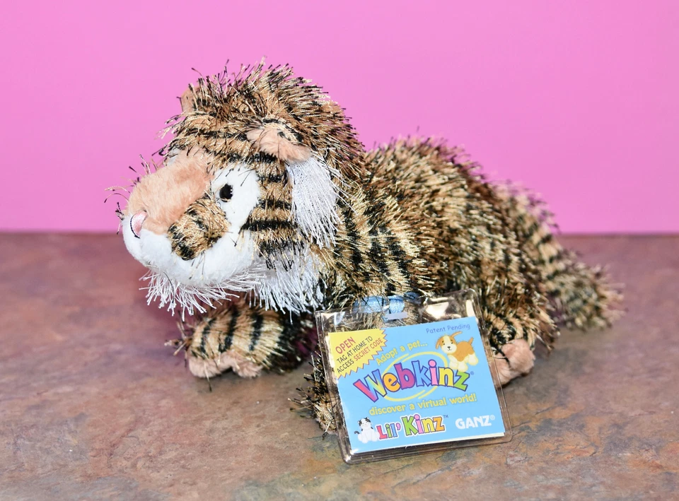 WEBKINZ Lil Kinz HS032 TIGER Plush Stuffed Animal Toy w/SEALED CODE - Image 1 of 1