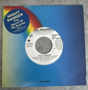 Night Ranger The Secret Of My Success MCA, 1987 Extended Promo Vinyl 45 NM - Picture 1 of 6