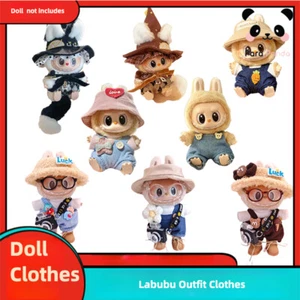 Handmade Plush Clothes for Labubu Doll Action Figures DIY Cute Outfit - Picture 1 of 37