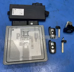 07-08 BMW 328i E90 módulo de motor ECU llave de encendido y puerta de enlace carrocería control y bloqueo - Imagen 1 de 4