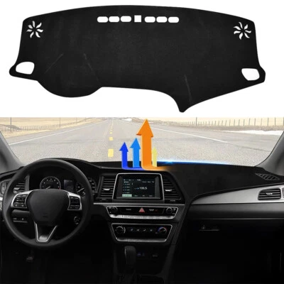 Protector de almohadilla antideslizante para tablero de instrumentos de coche para Hyundai Sonata 2015-2017 2018 Foto 1 de 4