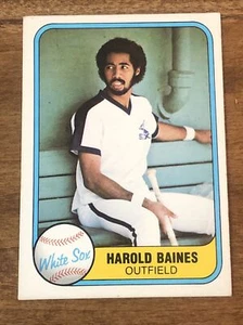 1981 Fleer Harold Baines Rookie #346 - Picture 1 of 2