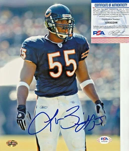 Lance Briggs-Chicago Bears-Autographed 8x10 Football Photo PSA/DNA - Picture 1 of 1